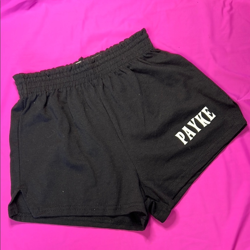 Signature Black Athletic Gymnastics/Cheer Shorts Y/M NWOT